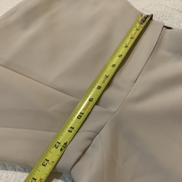 Louden cream dress pants. 8. Fully Lined - Picture 4 of 8